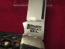 KutMaster Utica NY Delrin 2 Blade Stockman 