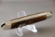 W. R. CASE & SON WHITTLER, Perfect Jigged Bone Handles, 1902-1903, Beautiful and Rare Knife