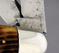 W. R. CASE & SON WHITTLER, Perfect Jigged Bone Handles, 1902-1903, Beautiful and Rare Knife