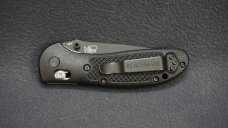 + BENCHMADE USA GRIPTILIAN 551 MEL PARDUE W/BLACK COMBO BLADE - RECONDITIONED +