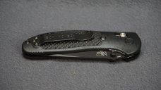 + BENCHMADE USA GRIPTILIAN 551 MEL PARDUE W/BLACK COMBO BLADE - RECONDITIONED +