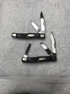 Case 6332 1979 Greenbone stockman and 1979 6232 jack knife 