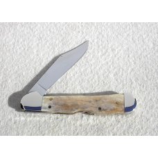 CASE XX USA 1998 LARGE COPPERLOCK #61549L APPALOOSA BONE KNIFE
