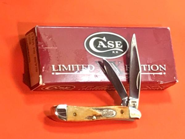 Case xx 1988 Peanut Knife (MDL# 5220 SS) w/ Great Stag Handles -NOS in M/NM Condition Case xx 1988 Peanut Knife (MDL# 5220 SS) w/ Great Stag Handles -NOS in M/NM Condition