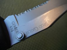 Rare Discontinued Gerber USA 650 Stud Gator Pocket Knife. 1st Production Run!!!  Made in the USA!!!