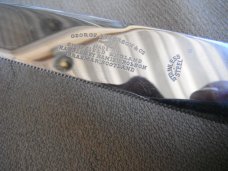 Vtg George Ibberson & Co. Cutlery Knife Sheffield England. Scotland Stag Handle