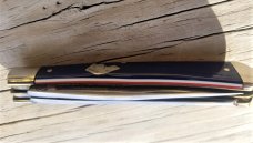 KABAR 1976 BICENTENNIAL RED WHITE AND BLUE 2 BLADE