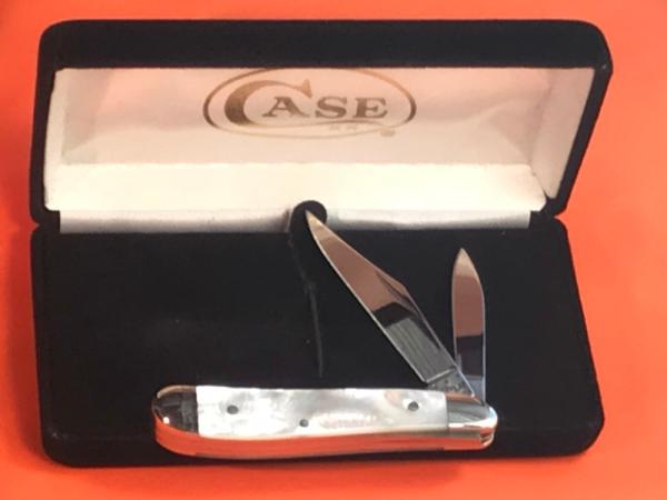 Case xx Peanut Pocket Knife (8220 SS) w Beautiful Mother of Pearl Handles -NOS & A Beauty! Case xx Peanut Pocket Knife (8220 SS) w Beautiful Mother of Pearl Handles -NOS & A Beauty!