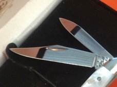 Case xx Peanut Pocket Knife (8220 SS) w Beautiful Mother of Pearl  Handles -NOS & A Beauty!