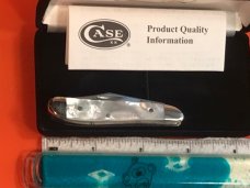 Case xx Peanut Pocket Knife (8220 SS) w Beautiful Mother of Pearl  Handles -NOS & A Beauty!