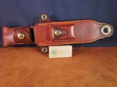 SOLD 70's Bianchi Nighthawk 855 knife with Bianchi leather sheath 0120