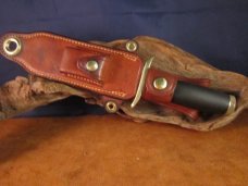 SOLD 70's Bianchi Nighthawk 855 knife with Bianchi leather sheath 0120