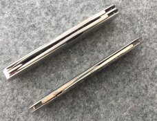 Two Metal Frame Advertising Knives. 