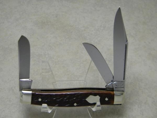 Friedr. Olbertz Solingen Germany Bone Stockman Knife Friedr. Olbertz Solingen Germany Bone Stockman Knife