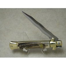 Kissing Crane KC48 Rostfrei Made in Germany Stag Kris Blade Large Stiletto Knife