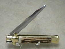 Kissing Crane KC48 Rostfrei Made in Germany Stag Kris Blade Large Stiletto Knife 
