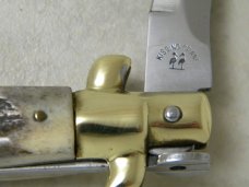 Kissing Crane KC48 Rostfrei Made in Germany Stag Kris Blade Large Stiletto Knife 