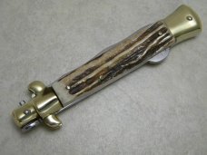 Kissing Crane KC48 Rostfrei Made in Germany Stag Kris Blade Large Stiletto Knife 