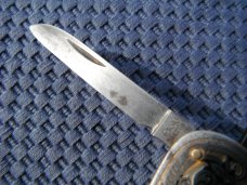 Vintage EKA Sweden Engraved Folding Pocket Knife.