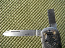 Vintage EKA Sweden Engraved Folding Pocket Knife.