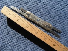 Vintage EKA Sweden Engraved Folding Pocket Knife.
