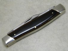A Bowen Knife Atlanta USA Wood Stockman Knife c.1972