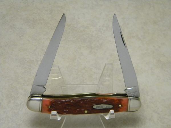 Robeson 623595 USA Imitation Strawberry Bone Muskrat Knife c.1960's