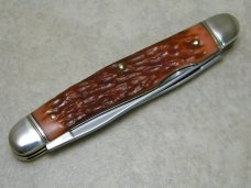 Robeson 623595 USA Imitation Strawberry Bone Muskrat Knife c.1960's