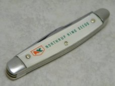 Kutmaster Utica N.Y. USA Northrup King Seeds Stockman Knife