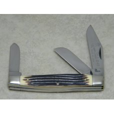 Queen Steel #49 Imitation Winterbottom Bone Large Stockman Knife c.1970's
