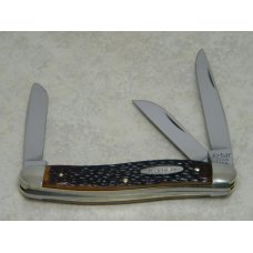 Kabar USA 1108 Jigged Delrin Large Serpentine Stockman Knife