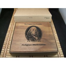 SCHRADE USA 507SC LTD EDT BEN FRANKLIN FIREFIGHTERS 200203 COMMEMORATIVE MINT VINTAGE KNIFE SET
