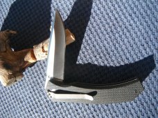 CRKT Lift Off Stainless Steel Spring Assisted Knife (3.5") 6830 AUS-8 Plain Blade, Zytel Handle
