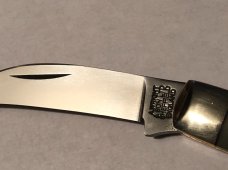 A Wright &Sons pruning knife horn