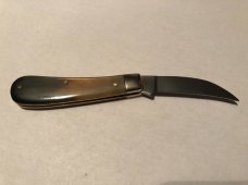 A Wright &Sons pruning knife horn
