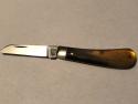 A Wright &Sons pruning knife horn