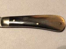 A Wright &Sons pruning knife horn