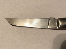 A Wright &Sons pruning knife horn