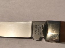 A Wright &Sons pruning knife horn