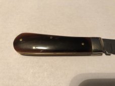 A Wright &Sons pruning knife horn