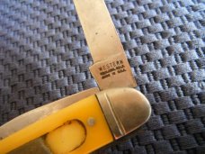 Vintage Western Boulder Colo. USA Fishing Knife 751 Stainless 2 Blades, Folding Pocket knife