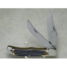 Queen #39 Imitation Winterbottom Bone Folding Hunter Knife Queen Tang Stamp Etched c.1970's