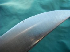 US 2005 Custom Handmade Scagel Stag Handle Hunting Knife w/ Sheath. Made in USA!