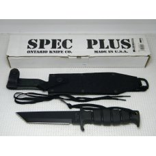 Ontario USA SPEC PLUS TANTO 6 SP-12 Fixed Blade Fighting Knife & Sheath in Box