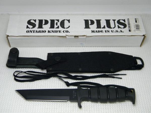 Ontario USA SPEC PLUS TANTO 6 SP-12 Fixed Blade Fighting Knife & Sheath in Box Ontario USA SPEC PLUS TANTO 6 SP-12 Fixed Blade Fighting Knife & Sheath in Box