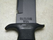 Ontario USA SPEC PLUS TANTO 6 SP-12 Fixed Blade Fighting Knife & Sheath in Box