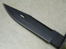 Ontario Knife Co. USA Green M-9 Bayonet Fixed Blade Knife & Scabbard in Box