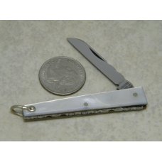 Ibberson Made in England by Stan Shaw 1974 Pearl Princess Margaret 1 Blade Fob Knife