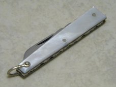 Ibberson Made in England by Stan Shaw 1974 Pearl Princess Margaret 1 Blade Fob Knife