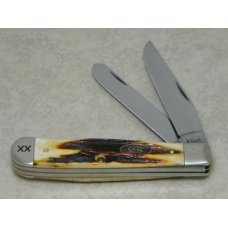 Case XX USA 2010 Case Collectors Club Red Stag R5254 SS Trapper Knife